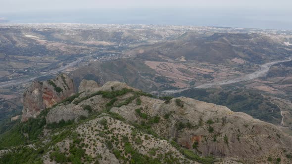 Tre Pizzi Aspromonte Mountains in Calabria Region, Italy