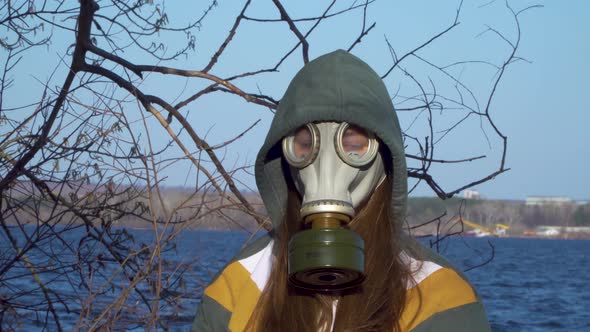 Girl in Gas Masks