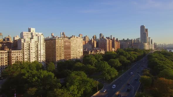 Metropolitan City Town Business District Skyline