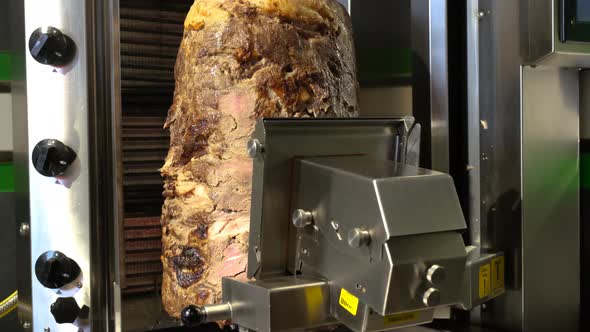 Automatic Meat Doner Slicing Machine