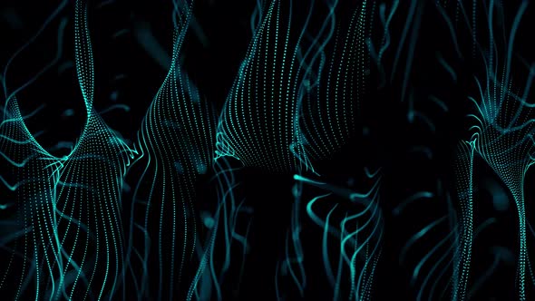 abstract particle wave background animation.Vd 1654