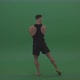Young Workout Bodybuilder Showing Great Double Rear Biceps Technique Green Screen Wall Background - VideoHive Item for Sale