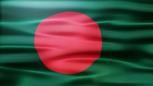 Bangladesh Flag Waving