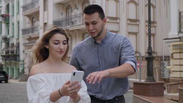 Couple Use Phone