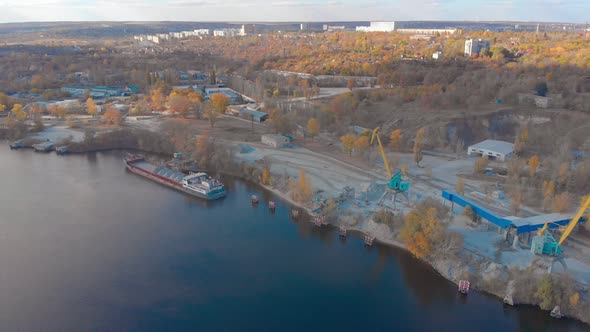 Stone Crushing Barge