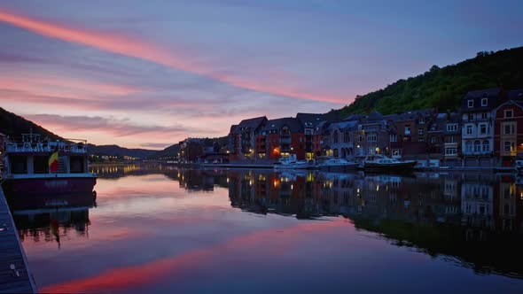 View of Picturesque Dinant City