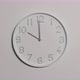 Dotted White Clock Face on Wall All Day - VideoHive Item for Sale