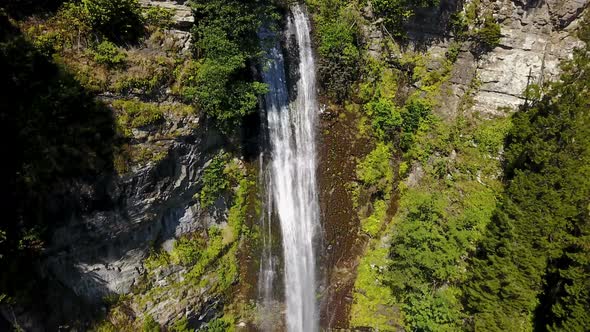 Travel Destination River Waterfall, Macahel National Park, Borcka, Artvin, Turkey