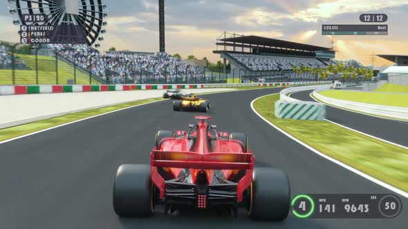 Sports Car Racing 3d Video Game Simulation