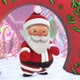 Santa dancing hiphop in a candy village - VideoHive Item for Sale