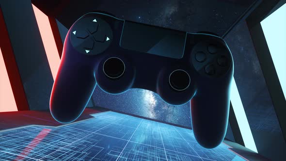 The gamepad in the space station