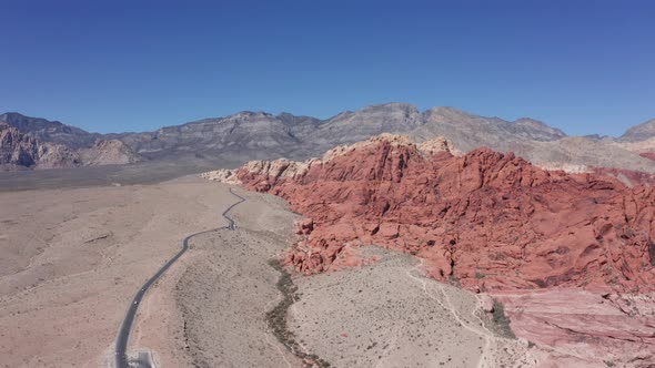 Red Mountains Aerial