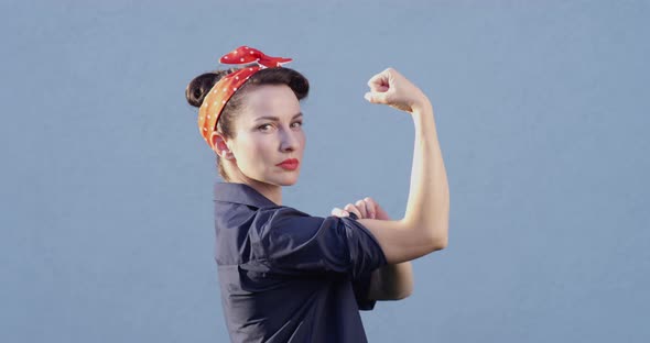 We Can Do It Pop Art Strong Female Showing Women Power With A Fist