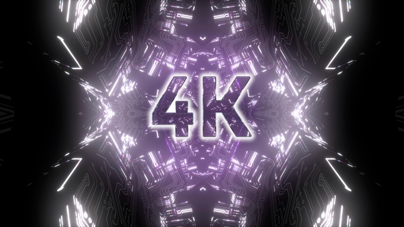 4k White Cybernetic Vj Loop alt