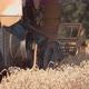 Mechanism of an Old Rust Combine Harvester - VideoHive Item for Sale