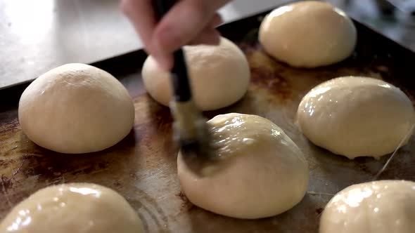 Preparation of Buns at Bakery