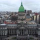 Square Nation Congress Argentina Plaza, Architecture (Buenos Aires) aerial view - VideoHive Item for Sale