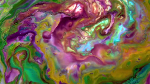 Color Explosion Abstract Vivid Art Painting Texture 