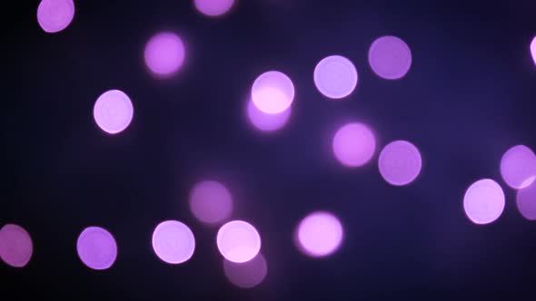 Purple bokeh lights
