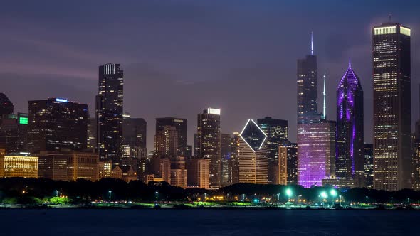 4K Chicago Skyline