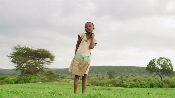 A Maasai girl