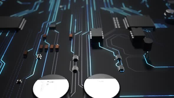 Central processor on a printed circuit board alt