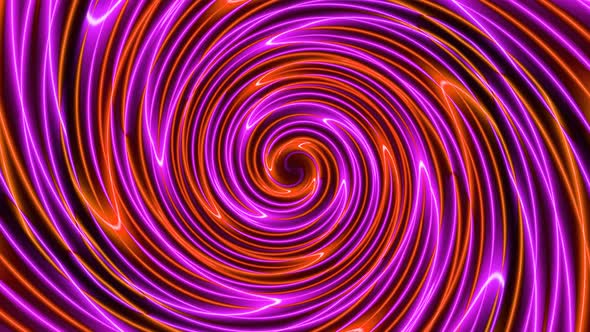 Neon Twirl Motion Background Animated