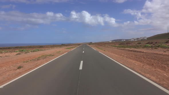 View on Road Along Atlantic Coast, Morocco