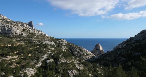 the Sugiton creek, Marseille, Provence, France