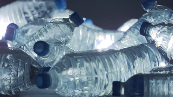 Plastic Bottles with Mineral Water