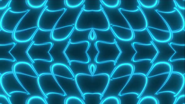 9 Abstract Blue Shape Vj Pack