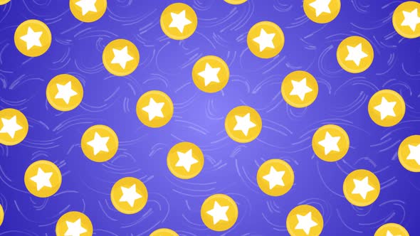Stars Emoji Background