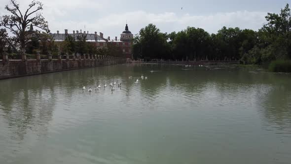 Royal Palace Of Aranjuez River View