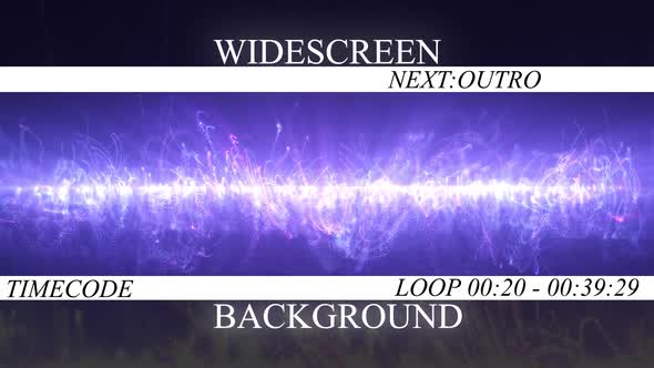 Neon Purple Particles Widescreen Background