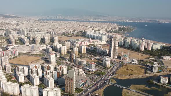 Modern City Aerial View