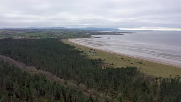 Aerial View of Murvagh in County Donegal Ireland