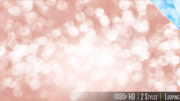 Soft Bokeh Particles Glitter Falling Background