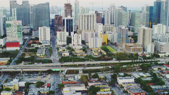 Aerial view of Miami