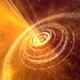 Golden Galaxy Space Moving Loop Background - VideoHive Item for Sale
