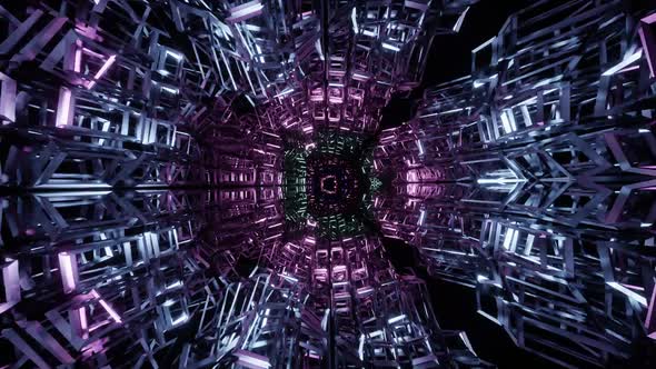 Movement Of The Crystal Rotated Romm Background Vj Loop