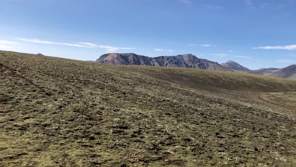 Landmannalaugar Countryside and Mountains in Summer Season Iceland