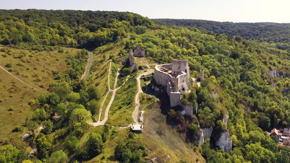 Chateau Gaillard Castle, Les Andelys, Normandy, France