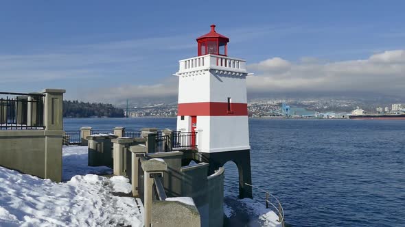 WInter Vancouver - Burrard Inlet Lighthouse