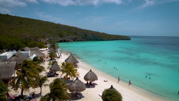 Cas Abou Beach on the Caribbean Island of Curacao Playa Cas Abou in Curacao Caribbean Tropical White