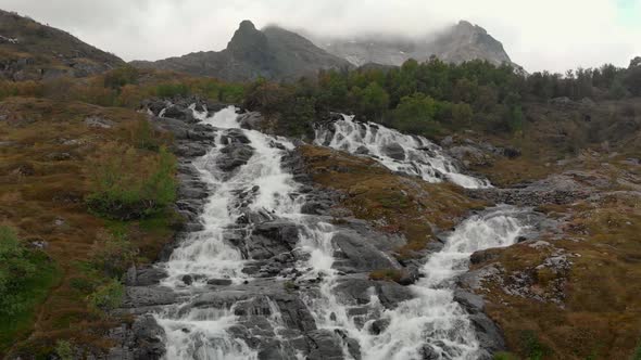 Norway Aerial Drone High View