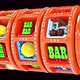 Glossy slot machine hitting a 777 jackpot and exploding golden coins - VideoHive Item for Sale