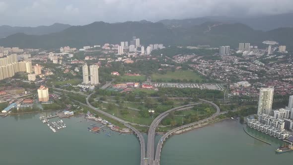Interchange road at Penang Bridge