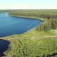 Flight Over the Taiga Forest Lake - VideoHive Item for Sale