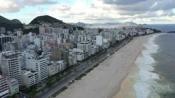 Summer travel at Rio de Janeiro Brazil. Landmark of coast city. Tropical travel