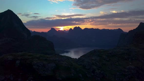 Sunrise Over the Lafoten Islands